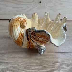 Fitz & Floyd Palm Beach Ceramic Coquille Sea Shell Bowl Dish